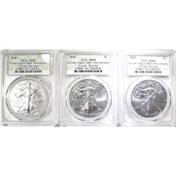 (3) 2016 30TH ANNIVERSARY FIRST STRIKE ASE