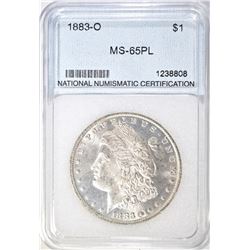1883-O MORGAN DOLLAR  NNC GEM BU  PL