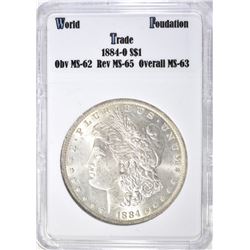 1884-O MORGAN DOLLAR WTF CH BU