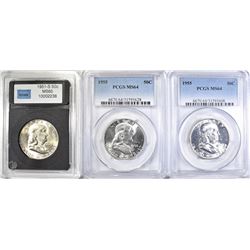 3 FRANKLIN HALVES