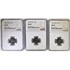 Image 1 : 1965.66 & 67 SMS ROOSEVELT DIMES, NGC MS-68