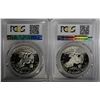 Image 2 : 2 - 1972 S SILVER IKE DOLLARS PCGS PR69