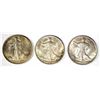 Image 1 : 3 - 1945-S WALKING LIBERTY HALF DOLLARS