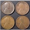 Image 1 : 4-1915-S LINCOLN CENTS, VF