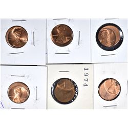 6-OFF CENTER LINCOLN CENTS