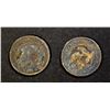 Image 2 : 1835 & 1837 BUST HALF DIMES, FINE