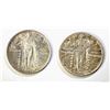 Image 1 : 1923 & 26 AU STANDING LIBERTY QUARTERS