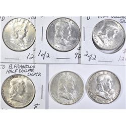 FRANKLIN HALF DOLLAR LOT