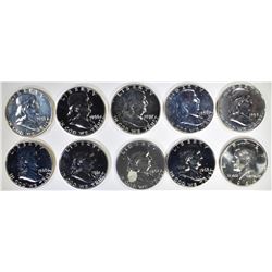 1955-64 PROOF HALF DOLLARS