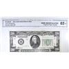 Image 1 : 1934 A $20 FRN  CGA 65 OPQ RARE STAR NOTE