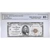 Image 1 : 1929 $5  NATIONAL CURRENCY  CGA 65 OPQ