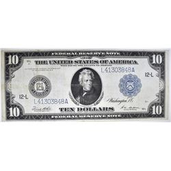 1914 $10 FRN  SAN FRANCISCO BETTER DISCTRICT