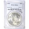 Image 1 : 1923 PEACE DOLLAR  PCGS  MS64