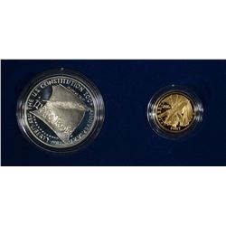 1987 2-PIECE CONSTITUTION COMMEM SET