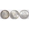 Image 1 : 1884-O, 1885-O, 1886 MORGAN DOLLARS  CH BU