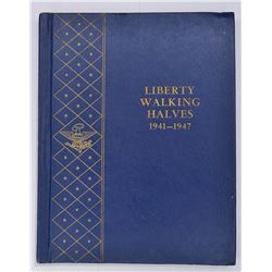 COMPLETE SHORT SET 1941-47 WALKINGLIBERTY HALVES