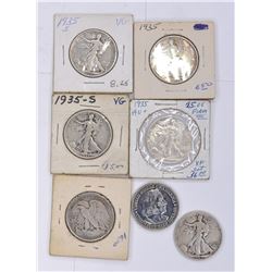 U.S. HALF DOLLAR LOT:
