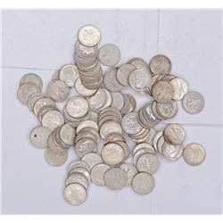 100-SILVER ROOSEVELT DIMES