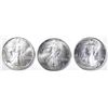 Image 1 : 3-BU 1992 AMERICAN SILVER EAGLES