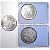 Image 2 : 1991 & 2-1993 BU AMERICAN SILVER EAGLES