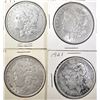 Image 1 : 1879, 1889 AU, 1921 VF+ & 21 CH BU MORGAN DOLLARS