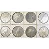 Image 2 : 8-CIRC PEACE DOLLARS:
