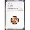 Image 1 : 1984 LINCOLN CENT, NGC MS-68 RED