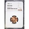 Image 1 : 1986 LINCOLN CENT, NGC MS-68 RED