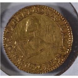 1825 MEXICO GOLD 1/2 ESCUDO