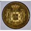 Image 2 : 1851 PORTUGAL GOLD 2500 REIS