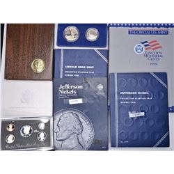 LINCOLN & JEFFERSON SETS AND US PROOF COINS