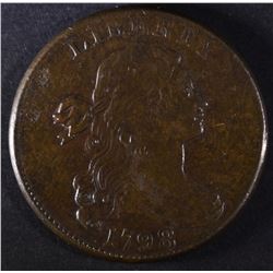 1798 DRAPED BUST LARGE CENT  BU