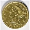 Image 1 : 1853-C $5 GOLD  AU