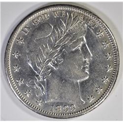 1899-O BARBER HALF DOLLAR  AU/BU