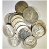 Image 1 : 20-MIXED 90% SILVER HALF DOLLARS