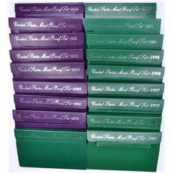 2-EACH 1990-1998 U.S PROOF SETS