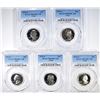 Image 1 : 5 1976-S WASHINGTON QUARTERS PCGS PR-69DCAM