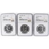 Image 1 : 3-1966 SMS KENNEDY HALF DOLLARS, NGC MS-67