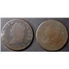Image 1 : 1810 & 1812 LARGE CENTS, AG/G