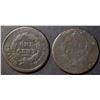 Image 2 : 1810 & 1812 LARGE CENTS, AG/G