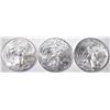 Image 1 : 3-GEM BU 2017 AMERICAN SILVER EAGLES