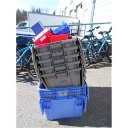 12 Assorted Bins & Containers