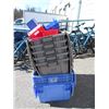 Image 1 : 12 Assorted Bins & Containers