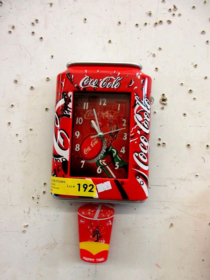 CocaCola Pendulum Wall Clock