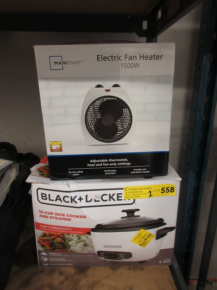 Electric Heater Fan & Rice Cooker