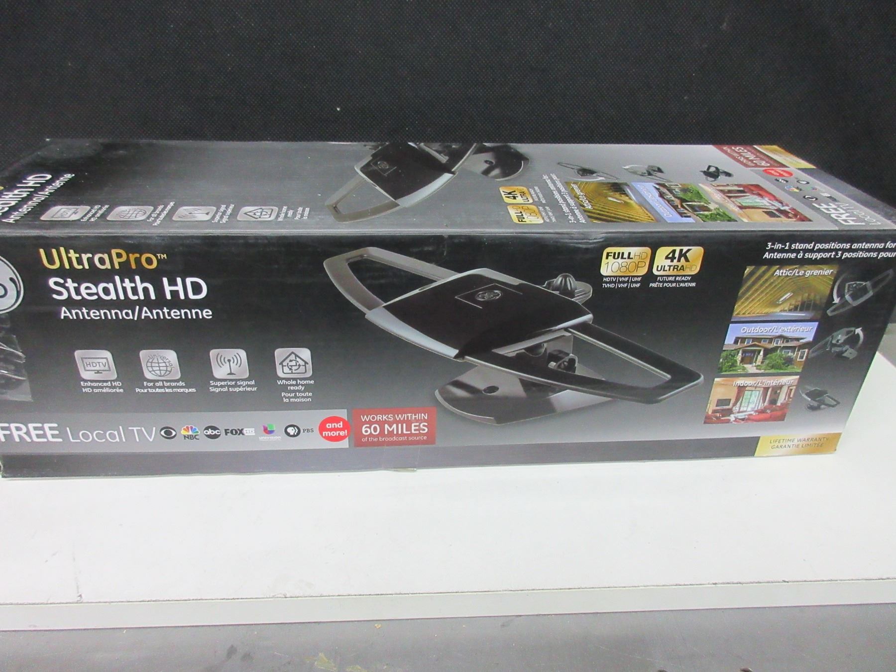 New GE Ultra Pro Stealth HD Antenna full HD1080P 4K Ultra HD/ get free