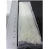 Image 1 : New 12 inch white Cable/Zipties
