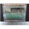Image 1 : New 20 piece Diamond Rotary Files / 1/8 collet / fits dremel