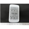 Image 1 : New USB / AC Wall Outlet with Surge protection / 4 usb & 6 ac outlets
