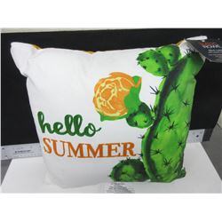 Sutton Rowe 16x16x4 Hello Summer Pillow / lol long way from that